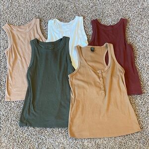 Stylish Women's Tank Tops - Multicolor Set